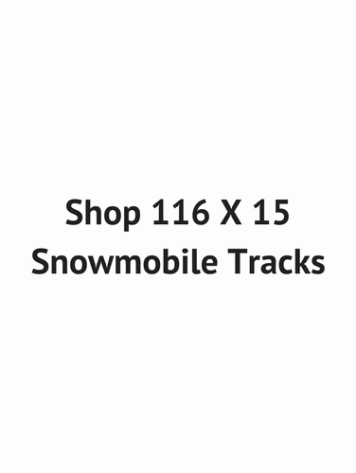 116 X 15 Snowmobile Tracks