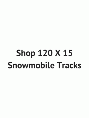 120 X 15 Snowmobile Tracks