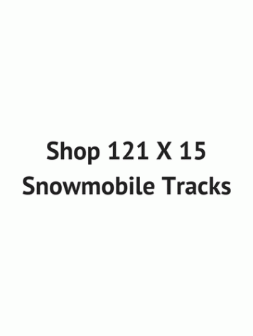 121 X 15 Snowmobile Tracks
