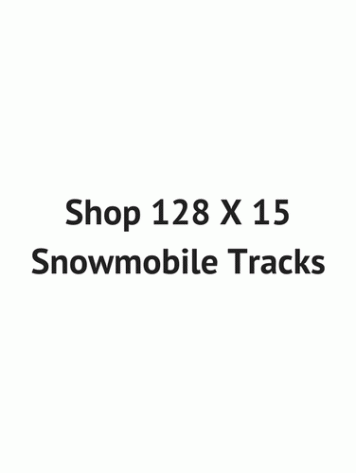 128 X 15 Snowmobile Tracks