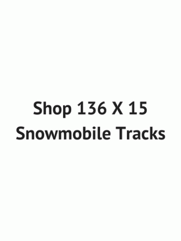 136 x 15 Snowmobile Tracks