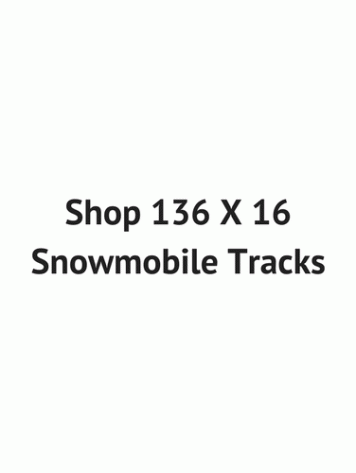 136 X 16 Snowmobile Tracks