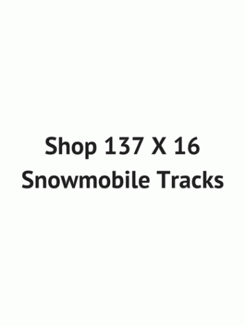 137 X 16 Snowmobile Tracks