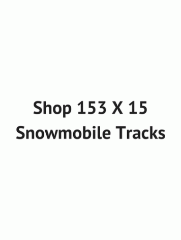 153 X 15 Snowmobile Tracks