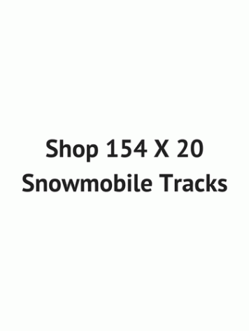 154 X 20 Snowmobile Tracks