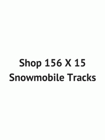 156 X 15 Snowmobile Tracks
