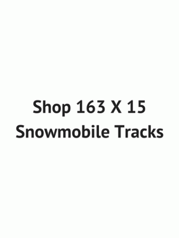 163 X 15 Snowmobile Tracks