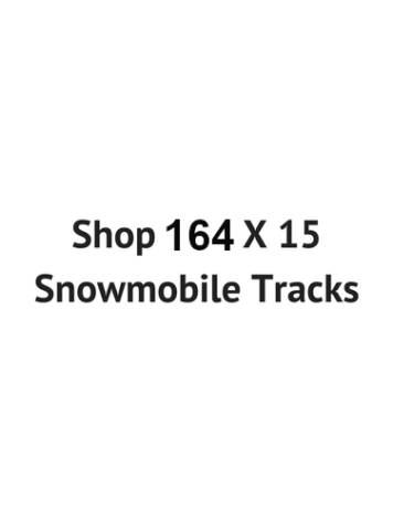 164 X 15 Snowmobile Tracks